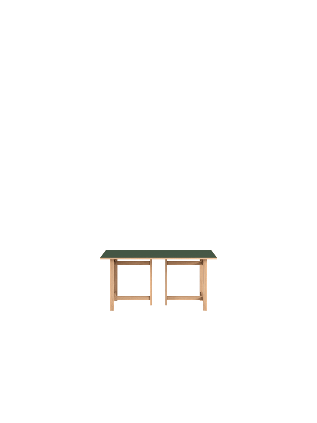 Moderne Grøn Rektangulært Spisebord – Elegant Design