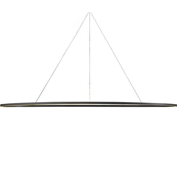 Nemo Ellisse Mega Pendel Oval – Udsalg 2700K Sort/Hvid