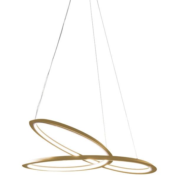 Nemo Kepler Pendel i Guld – Elegant 3000K Belysning