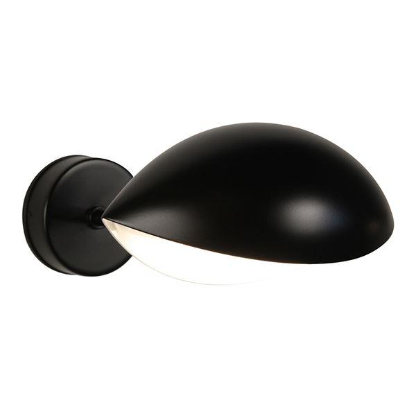 Serge Mouille Oeil Væglampe i Sort og Messing – Udsalg!