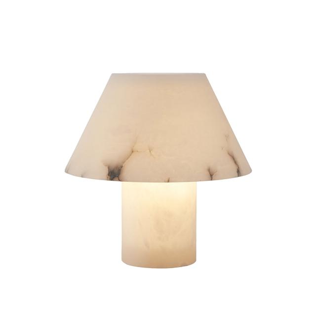 Elegant Petra Bordlampe i Alabast – Stilfuld Belysning