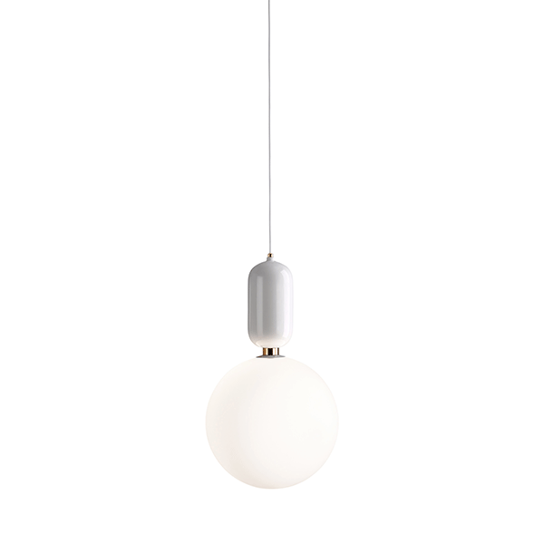 Parachilna Aballs Pendel – Elegant Hvid Lampe på Udsalg