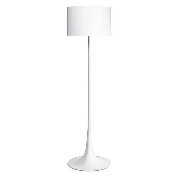 Flos Spun Light Gulvlampe – Elegant Hvid Belysning Tilbud