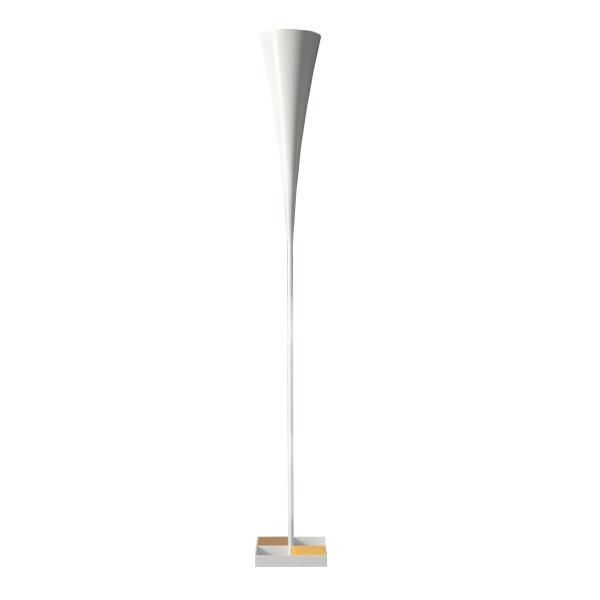 Tato De-Lux D Gulvlampe – Elegant Orange & Hvid Design