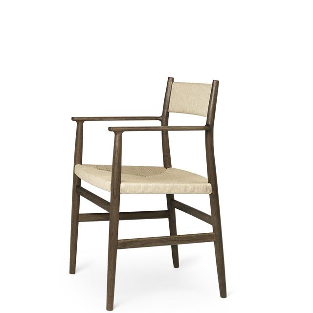 Brdr. Krüger Arv Spisebordsstol i Røget Egetræ - Udsalg!