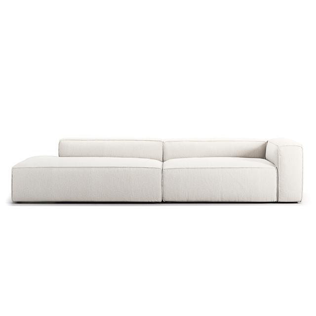 Decotique Grand Sofa til 3 Personer – Hvid Elegance