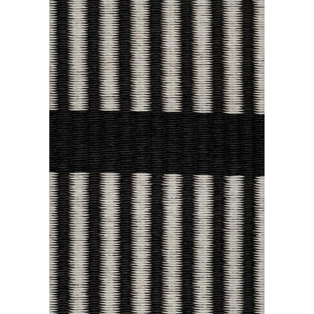 Woodnotes Cut Stripe Gulvtæppe 170x240 – Black Stone