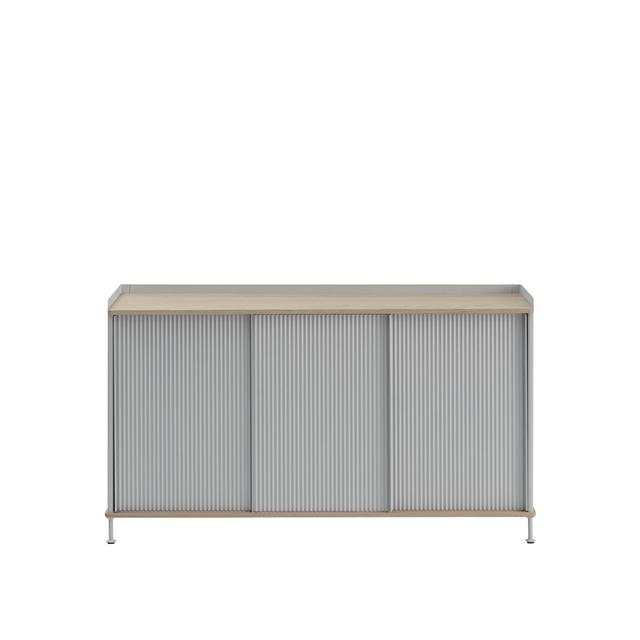 Muuto Enfold Sidebord 148x45 cm - Grå Design af Thomas Bentzen