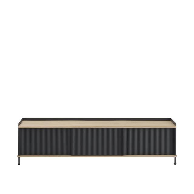 Muuto Enfold Sidebord i Anthracite Sort - Elegant Design