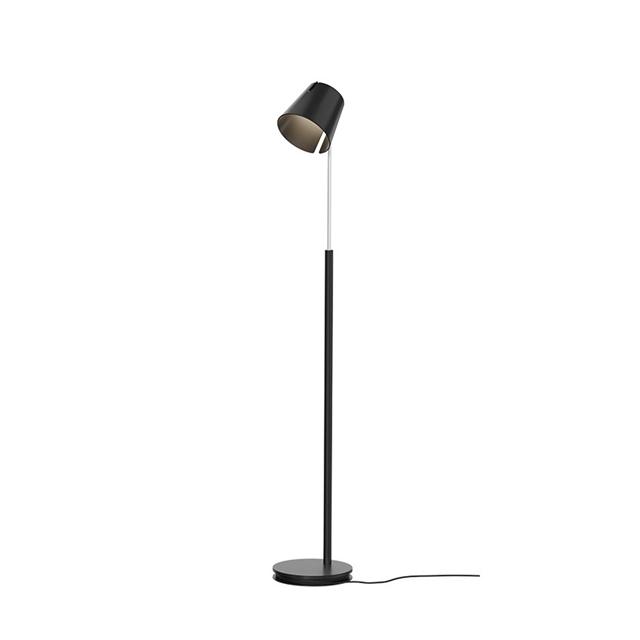 Baltensweiler Fez Gulvlampe – Elegant Sort Design på Udsalg