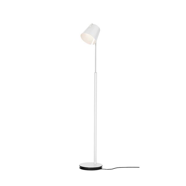Elegant Baltensweiler Fez Gulvlampe Hvid - Belysningstilbud