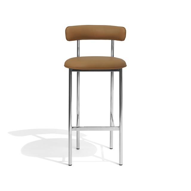 Elegant Barstol i Dunes Cognac Læder til Dit Hjem