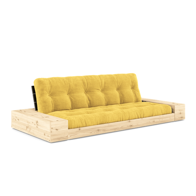 Elegant Futonsofa i Honning – Stilfuld Sovesofa til Hjemmet