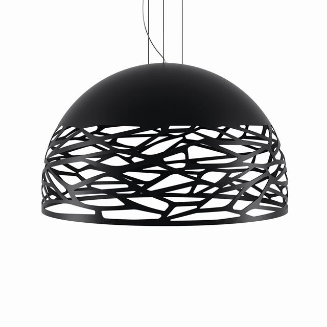 Lodes Kelly Dome Pendel i Mat Sort – Elegant Belysning Tilbud
