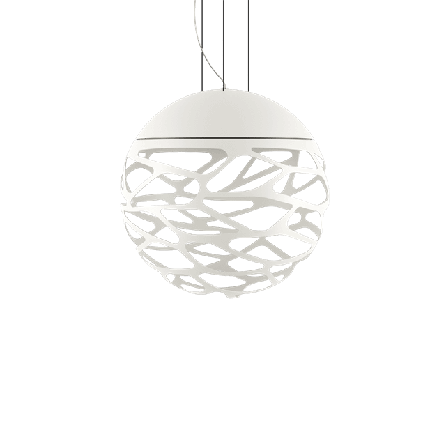 Elegant Hvid Kelly Sphere Pendel Ø50 - Unik Belysning Tilbud