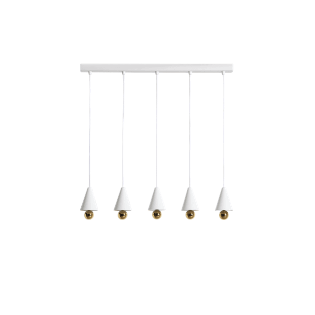 Elegant Hvid Cherry LED Pendel – Sophistikeret Belysning