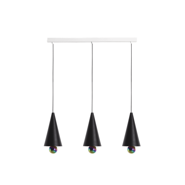 Elegant Sort Cherry LED Pendel – Stilfuld Belysning Tilbud
