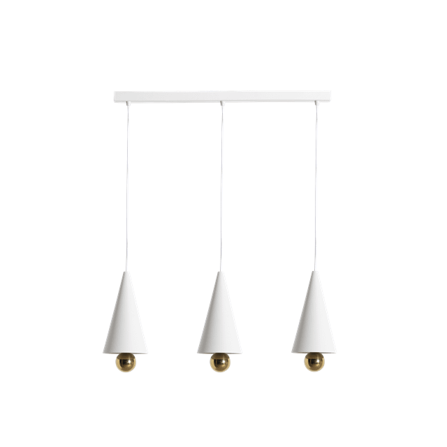 Elegant Hvid Cherry LED Pendel – Stilfuld Belysning til Dit Hjem