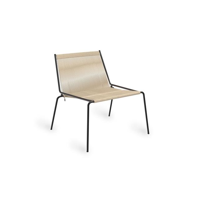 Thorup Copenhagen Noel Lænestol i Sort Linned – Udsalg!