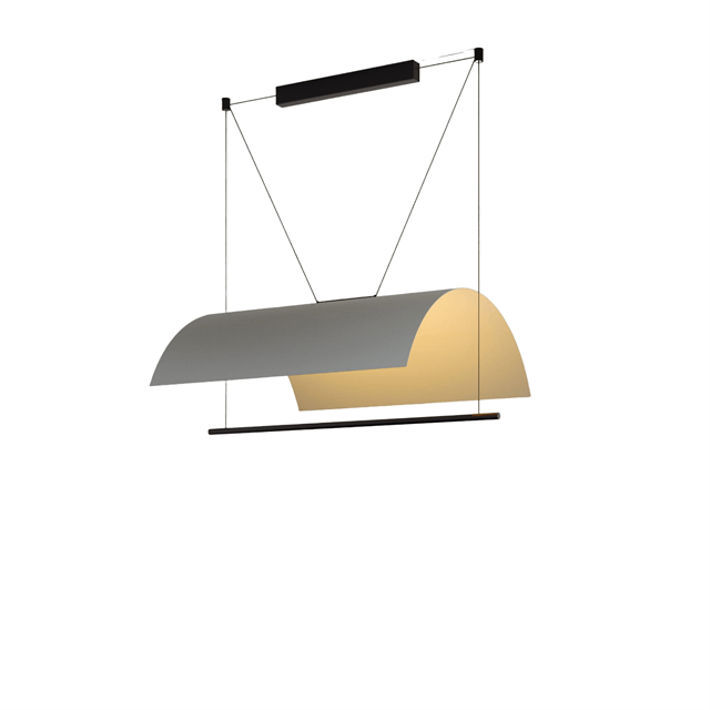 Elegant Santa Cole Mayor Pendel Lampe – Hvid & Sort