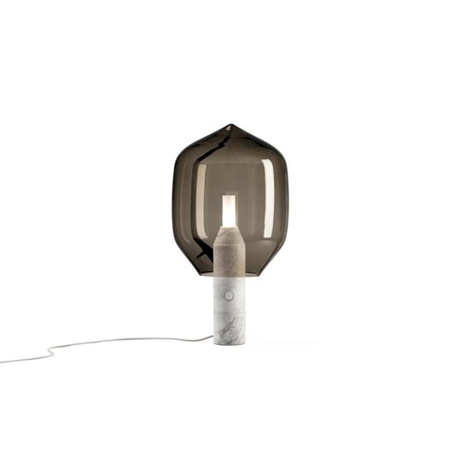Lighthouse T1 Bordlampe – Grå Mat Carrara Designlampe