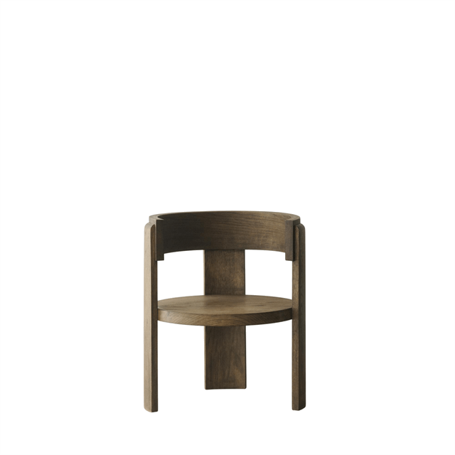 Elegant Spina Lænestol i Røget Eg – Tidløs Skønhed