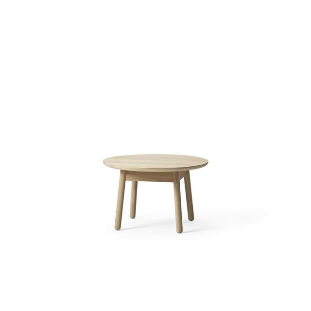 Halle Nest Spisebord Ø65 – Elegant Hvidpigmenteret Design