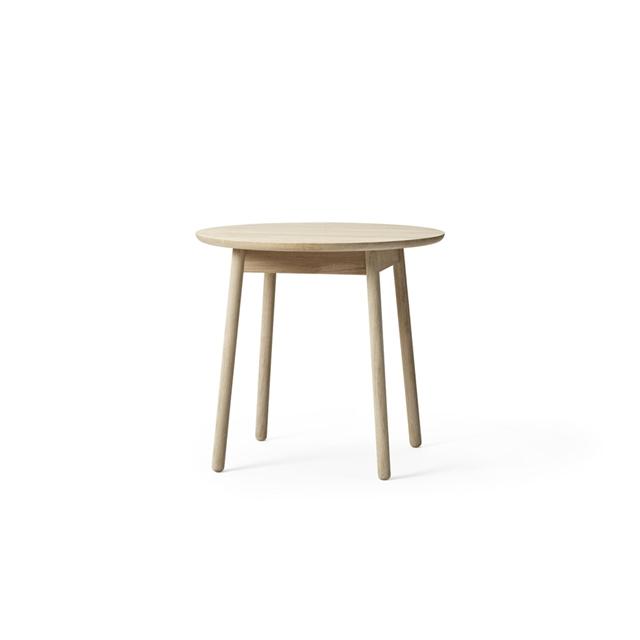 Halle Nest Spisebord Ø75 – Elegant Hvidpigmenteret Design