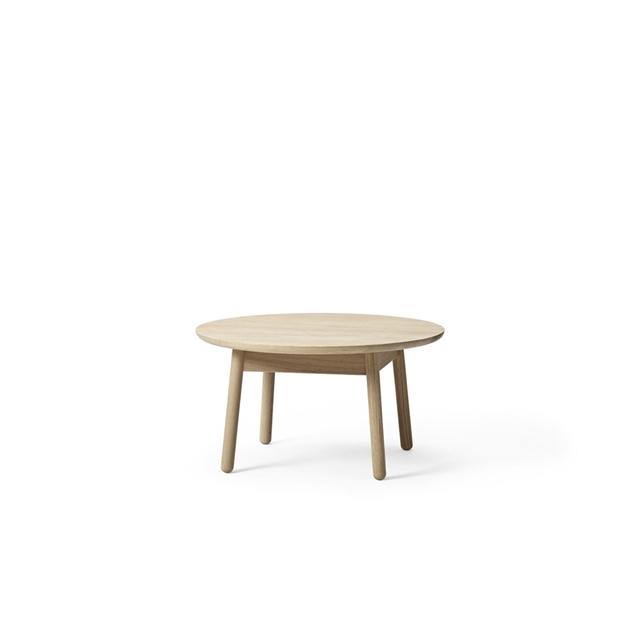Halle Nest Spisebord Ø75 – Elegant Hvidpigmenteret Design