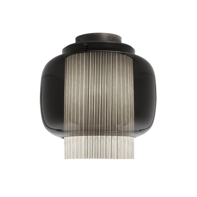 Parachilna Manila Loftlampe – Elegant Sort Belysning på udsalg