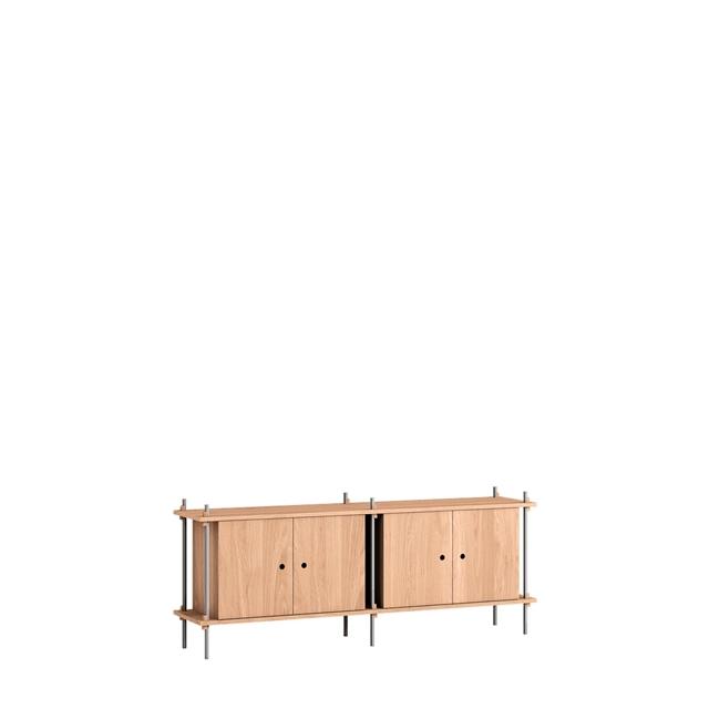 Moebe Hyldesystem S.65 i Rustfrit Stål – Elegant Opbevaring