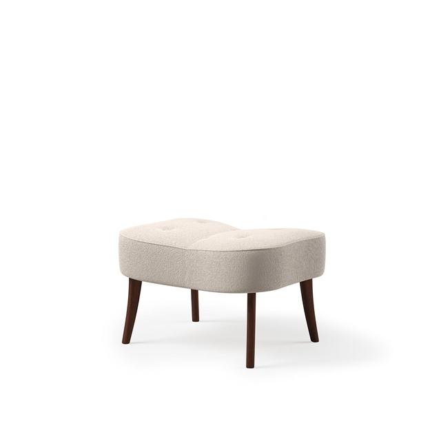 Eksklusiv Warm Nordic Pragh Puf i Oileret Valnød - Stilfuld Elegance