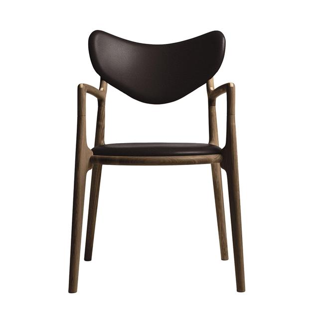 Ro Collection Spisebordsstol i Mørkebrun Læder - Elegance til Hjemmet