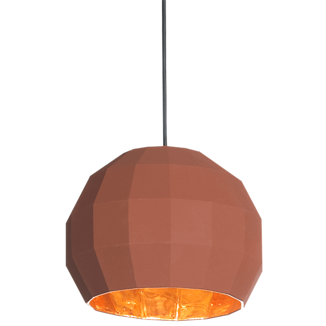 Marset Scotch Club Pendel i Terracotta og Guld – Eksklusiv Lampe