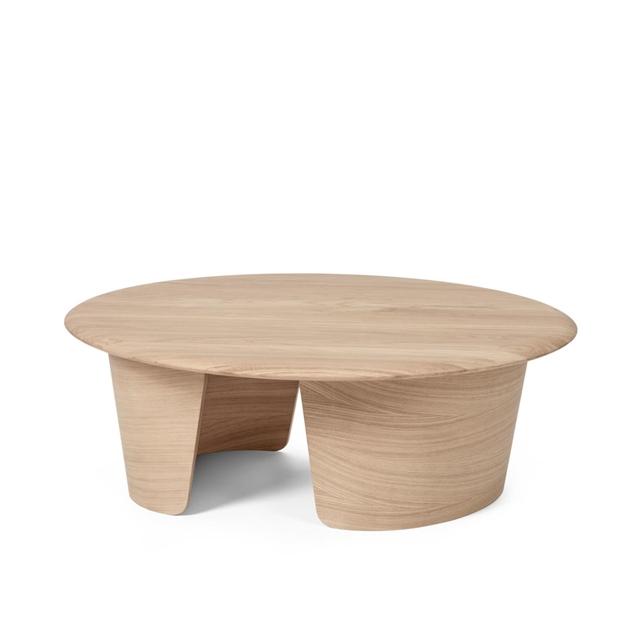Elegant Hvid Sofabord Ø90 – Tidløst Design til Stuen