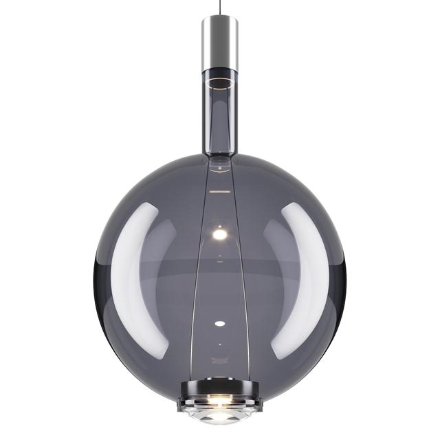 Lodes Sky-Fall Pendel i Glossy Smoke – Elegant Belysningstilbud