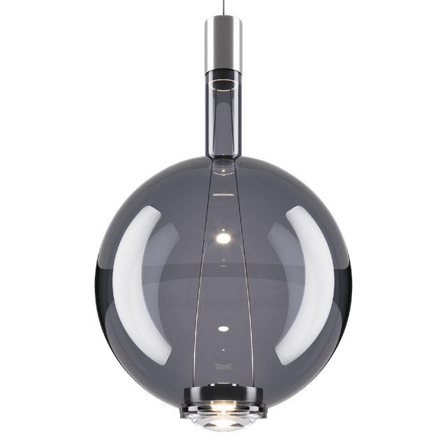 Lodes Sky-Fall Pendel i Glossy Smoke – Elegant Belysningstilbud