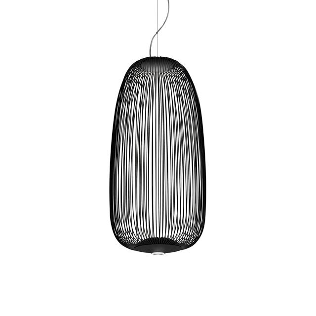 Foscarini Spokes LED Pendel - Elegant Sort Belysning til Hjemmet