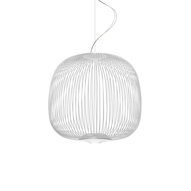 Foscarini Spokes Midi Pendel med LED – Hvid Elegance