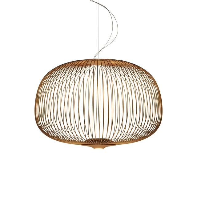 Foscarini Spokes Pendel med LED i Kobber – Elegant Belysning