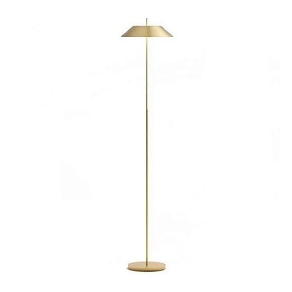 Vibia Mayfair Gulvlampe i Mat Guld – Elegant Belysningstilbud
