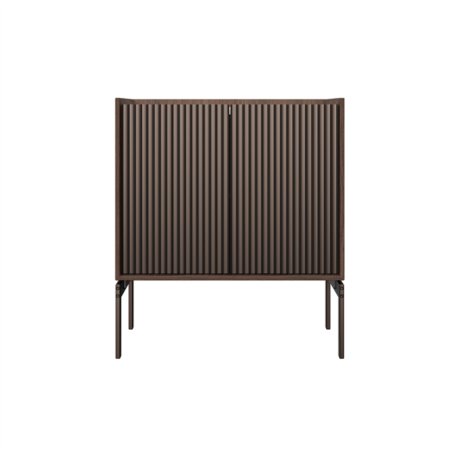 Elegant Vipp 675 H2 Skab i Mørk Marmor – Stilfuld Opbevaring