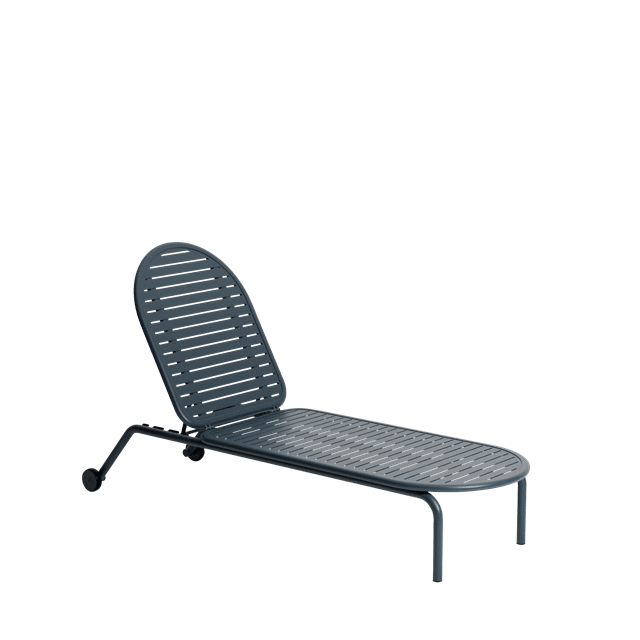 Elegant Gråblå Solseng – Weekendtilbud til Udendørs Brug