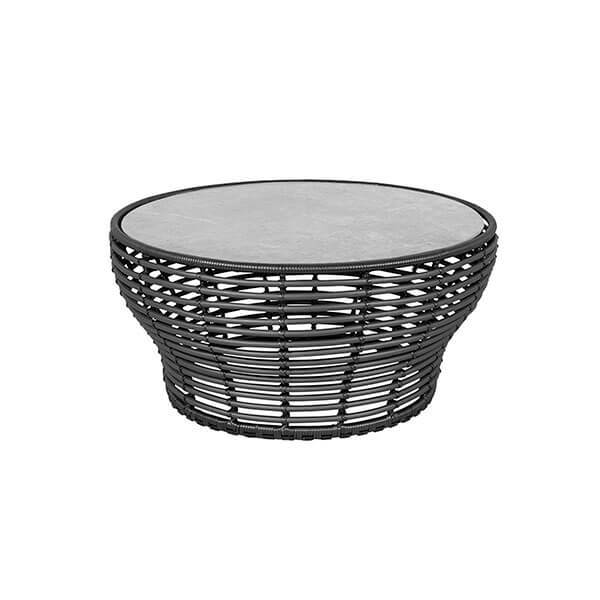 Cane-line Basket Sofabord – Grafit & Grå Plade Tilbud!