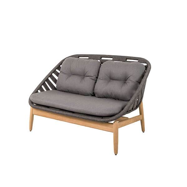 Cane-line Strington Havesofa i Mørkegrå Teak - Tilbud!