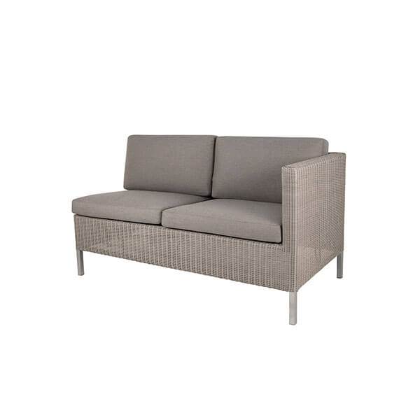 Cane-line Connect Havesofa – Venstre Modul i Elegant Taupe