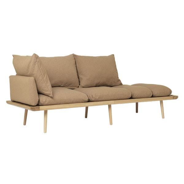 Umage Lounge Around Sofa 3-personer – Sugar Brown Tilbud