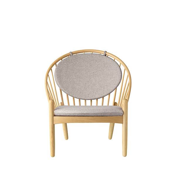 FDB Møbler J166 Jørna Lænestol – Lysegrå Tilbud!