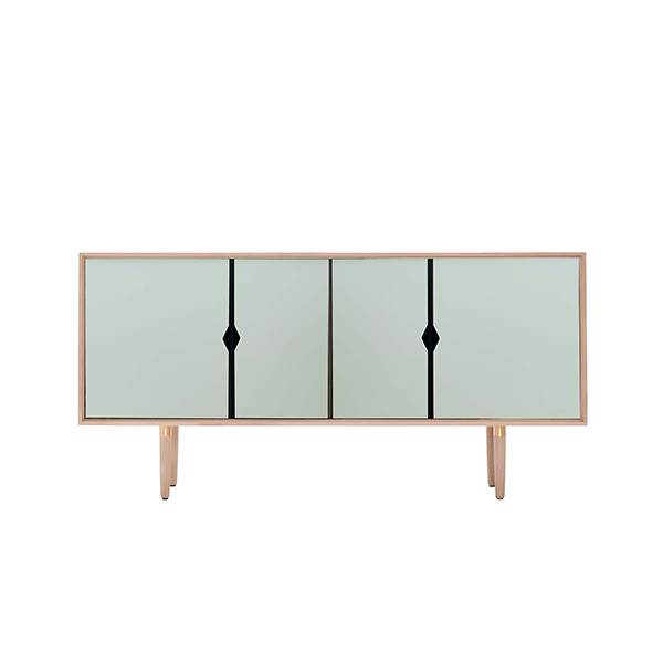 Elegant Ocean Grey S7 Skænk – Stilfuld Opbevaring til Hjemmet