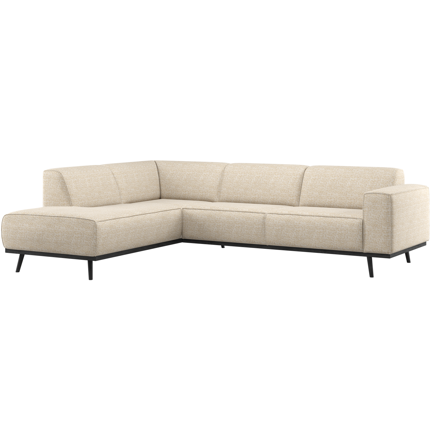 Woood Statement Hjørnesofa Venstre Beige Melange